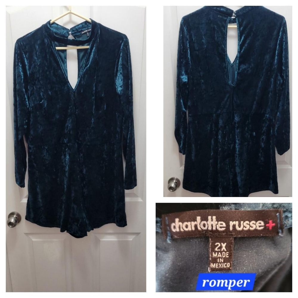 Size 2x Velvety style romper